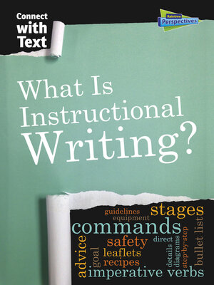 cover image of What is Instructional Writing?